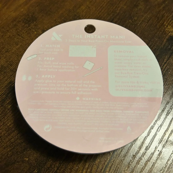 Floral press-on nails - Picture 5 of 8